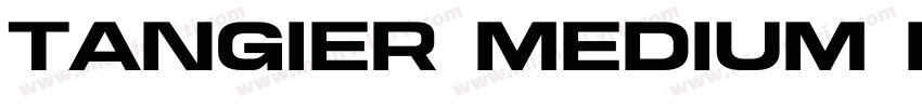 Tangier Medium Regular字体转换